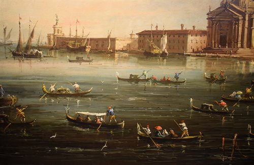 Venice, Panorama of the Grand Canal.
